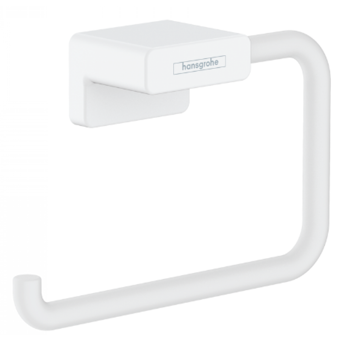 Hansgrohe AddStoris 白色衛生紙架 (壁掛式/隱藏式固定)